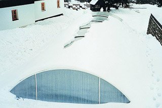 зимняя крыша для бассейна